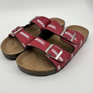 FOCO‎ Indiana Hoosiers Women's Mini Print Double Buckle Sandals.